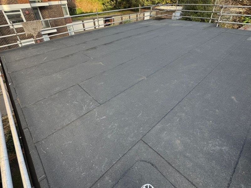 Flat roof replacement at The Drive, Hove